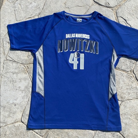 NBA Dirk Nowitzki Dallas Mavericks Shirt Large - Picture 1 of 6